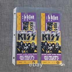 KISS Band Full Ticket Stub Concert Dec 1'96 Alive Worldwide Tour Forest Vorst