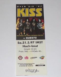 KISS Band Full Ticket Stub May 31 1997 Alive Reunion Concert Tour Imst Austria