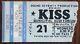 Kiss (band)-gene Simmons-1976 Concert Ticket Stub (nashville-municipal Aud.)