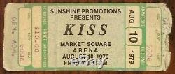KISS (Band)-Peter Criss-1979 RARE Concert Ticket Stub (Indianapolis, Indiana)