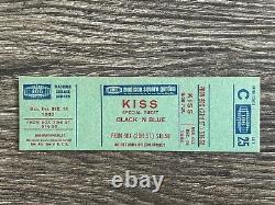 KISS FULL TICKET STUB Madison Square Garden Asylum Tour Concert Vintage Kiss