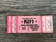 Kiss Full Ticket Stub Omaha 11/30 1977 Alive 2 Concert Tour Vintage Kiss Aucoin