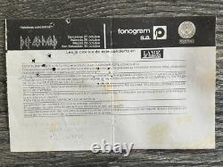 KISS FULL TICKET STUB Spain Oct 15 1983 Lick It Up Concert Tour Vintage Kiss