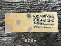 KISS FULL TICKET STUB Texas 9/4 1977 Love Gun Concert Tour Vintage Kiss Aucoin B