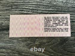 KISS FULL TICKET STUB Texas 9/4 1977 Love Gun Concert Tour Vintage Kiss Aucoin C