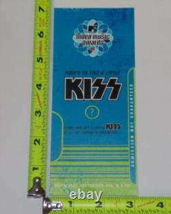KISS Full Ticket Stub MTV Brooklyn NY Concert 1996 Reunion Tour Vintage Kiss