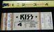 Kiss Love Gun Can Am Tour Ft Worth Texas 1977 Concert Brown Ticket Stub Aucoin