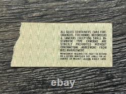 KISS TICKET STUB Alive 2 Concert Tour Oklahoma Nov 15 1977 Vintage Kiss Aucoin