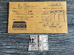 KISS TICKET STUB Alive 2 Concert Tour South Carolina Jan 6 1978 Vintage Aucoin