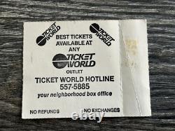 KISS TICKET STUB Cobo Detroit Animalize Uncensored Concert Tour Vintage Kiss B