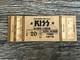 Kiss Ticket Stub Detroit Jan 20 1978 Alive 2 Concert Tour Vintage Kiss Aucoin
