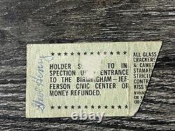 KISS TICKET STUB Dynasty Concert Tour Birmingham AL Aug 1979 Vintage Kiss Aucoin