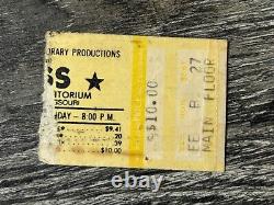 KISS TICKET STUB Dynasty Concert Tour Kansas City MO 1979 Vintage Kiss Aucoin B