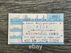 KISS TICKET STUB MSG NY Hot In The Shade Tour Vintage Kiss Carr Last Concert