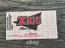 KISS TICKET STUB MSG NY Hot In The Shade Tour Vintage Kiss Carr Last Concert