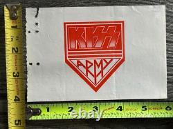 KISS TICKET STUB Rio Brazil Concert'83 Creatures Of The Night Tour Vintage Kiss
