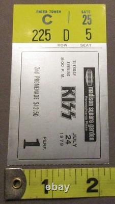 KISS Ticket Stub Madison Square Garden July 24 1979 Tuesday Dynasty Concert Tour