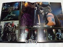 Kiss 1977 Japan Concert Tour Program Book with Ticket Stub