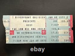 Kiss Concert Ticket Stub vtg 1978 Rivefront Coliseum Cin Ohio
