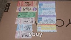 Kiss Ticket Stubs Lot of 36 different tickets Midwest region KISS Tickets