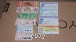 Kiss Ticket Stubs Lot of 36 different tickets Midwest region KISS Tickets