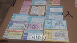 Kiss Ticket Stubs Lot of 36 different tickets Midwest region KISS Tickets
