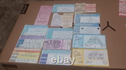 Kiss Ticket Stubs Lot of 36 different tickets Midwest region KISS Tickets