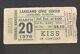 Kiss In Concert 1976 Ticket Stub Lakeland Florida Gene Simmons Ace Frehley