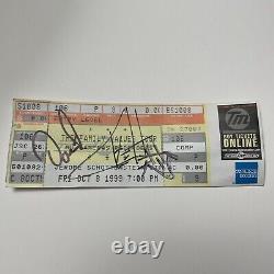 Korn Family Values Concert Ticket Stub Signed By Jonathan David Head Oct 1999