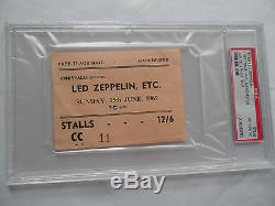 LED ZEPPELIN 1969 Original CONCERT Ticket STUB Manchester, England