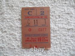 LED ZEPPELIN 1970 Original CONCERT TICKET STUB Madison Square Garden EX+