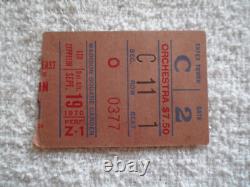 LED ZEPPELIN 1970 Original CONCERT TICKET STUB Madison Square Garden EX+