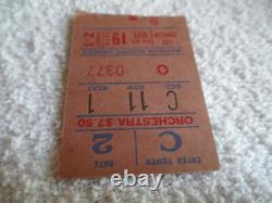 LED ZEPPELIN 1970 Original CONCERT TICKET STUB Madison Square Garden EX+
