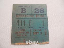 LED ZEPPELIN 1971 Original CONCERT TICKET STUB Madison Square Garden EX