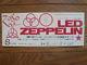 Led Zeppelin 1972 Japan Tour Concert Ticket Stub @ Budokan Tokyo