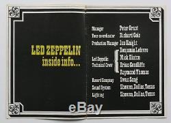 LED ZEPPELIN 1975 Earls Court CONCERT PROGRAM & Ticket Stub