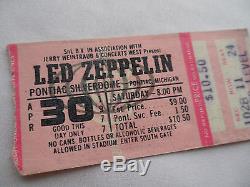 LED ZEPPELIN 1977 Original CONCERT Ticket STUB