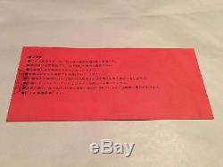 LED ZEPPELIN Concert Ticket Stub October 5, 1972 KOUKAIDOU NAGOYA JAPAN JAPANESE