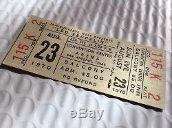 LED ZEPPELIN Concert Ticket Stub UNUSED August 23, 1970 SAN ANTONIO TEXAS TX