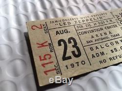 LED ZEPPELIN Concert Ticket Stub UNUSED August 23, 1970 SAN ANTONIO TEXAS TX