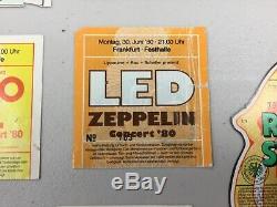 LED ZEPPELIN German Concert ticket stub one of the last concerts plus 14 more