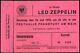 Led Zeppelin-john Bonham-1970 Rare Concert Ticket Stub (frankfurt-festhalle)