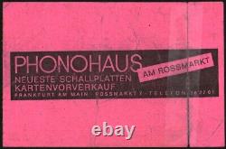 LED ZEPPELIN-John Bonham-1970 RARE Concert Ticket Stub (Frankfurt-Festhalle)