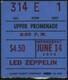 Led Zeppelin-john Bonham-1972 Concert Ticket Stub (uniondale-nassau Coliseum)