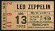 Led Zeppelin-john Bonham-1972 Rare Concert Ticket Stub (philadelphia Spectrum)
