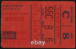 LED ZEPPELIN-John Bonham-1973 Concert Ticket Stub-New York-Madison Square Garden