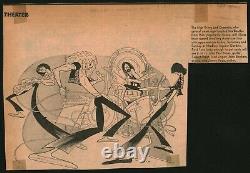 LED ZEPPELIN-John Bonham-1973 Concert Ticket Stub & Newspaper Clipping-New York