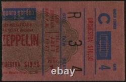 LED ZEPPELIN-John Bonham-1977 Concert Ticket Stub & Newspaper Clipping-New York