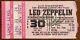 Led Zeppelin-john Bonham-1977 Rare Concert Ticket Stub (pontiac Silverdome)