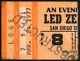 Led Zeppelin-john Bonham-1977 Rare Concert Ticket Stub (san Diego-sports Arena)